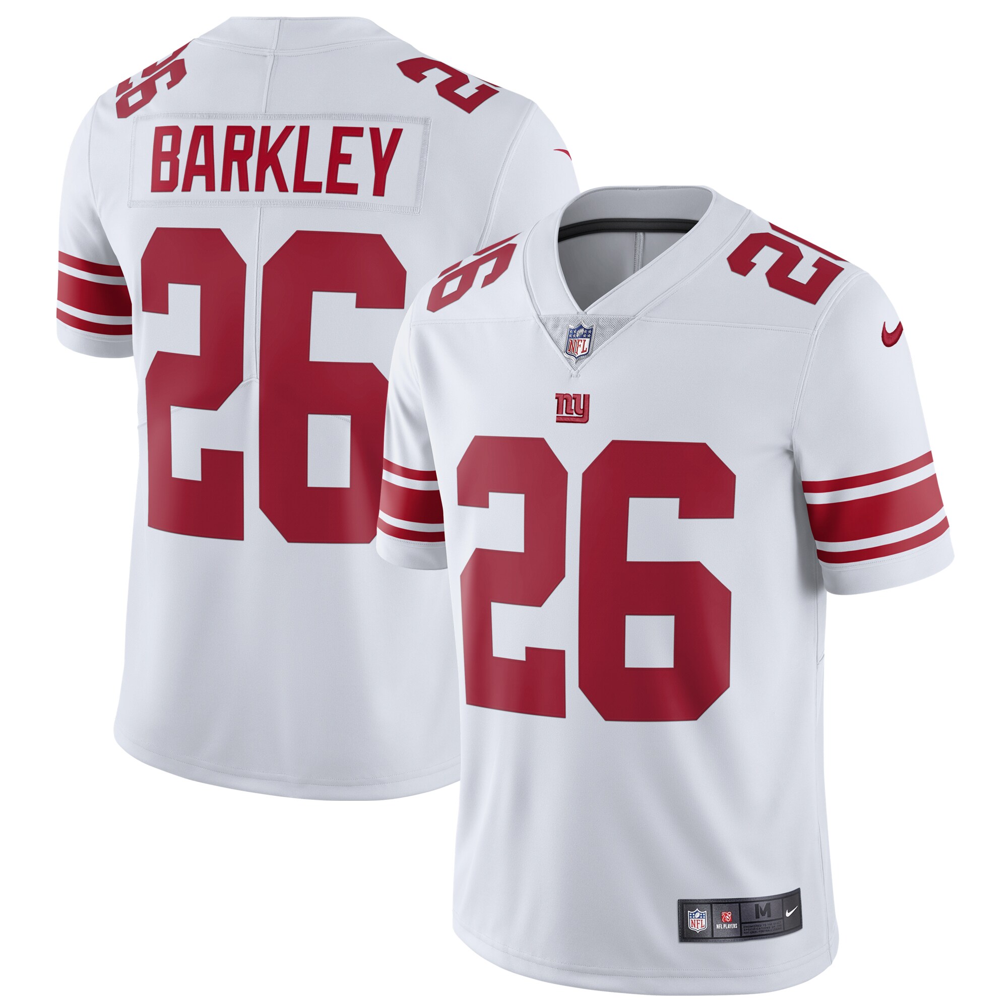 Toddlers New York Giants #26 Saquon Barkley White Vapor Untouchable Limited Stitched Football Jersey